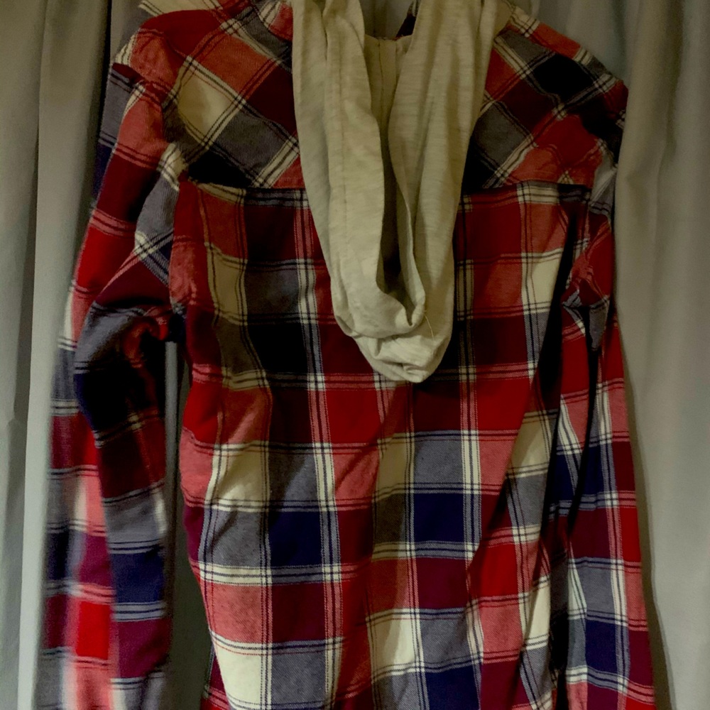 Hooded flannel
